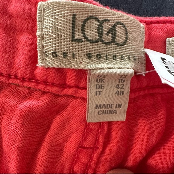 Logo By Lori G women's size 12 wide leg cropped corral pants, nwt - Picture 3 of 5